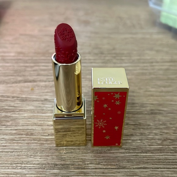 Estee Lauder Makeup Lipstick Este Lauder Pure Color Envy Immortal Red Full Size New Poshmark